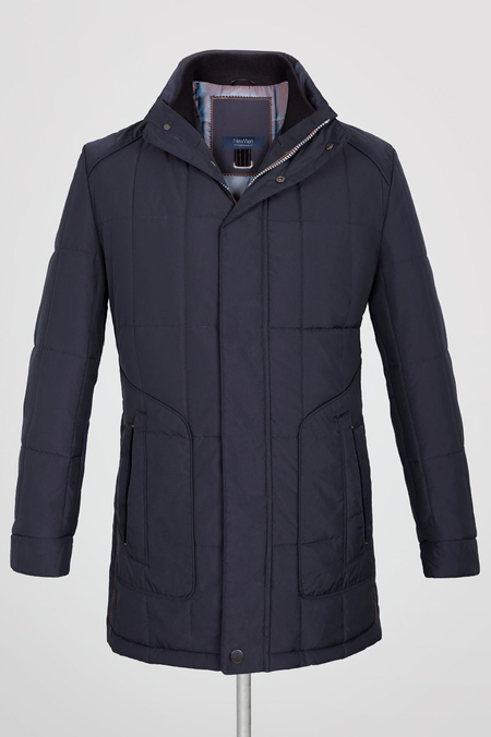 Męska Kurtka Zimowa Pikowana