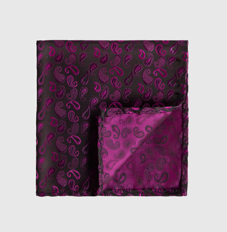 Poszetka Fioletowa w Wzór