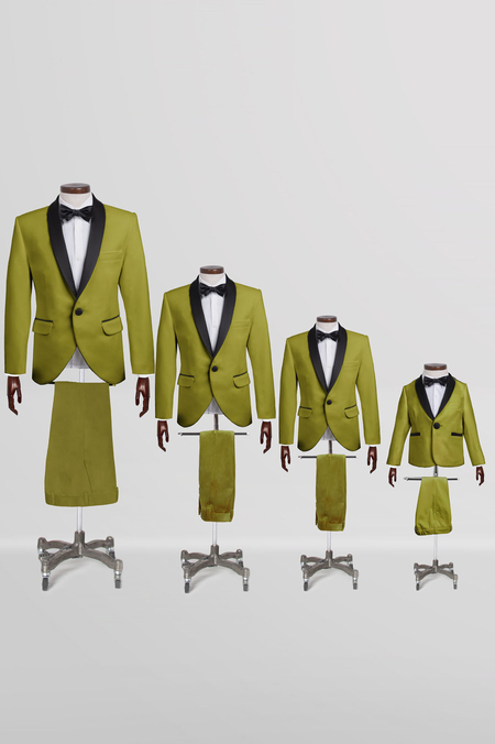 Garnitur Tata i Syn Zielony