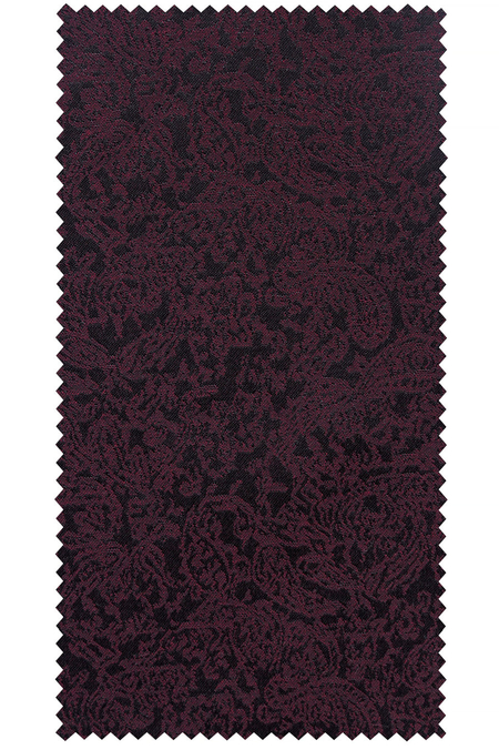 Bordowy Żakard we Wzór
