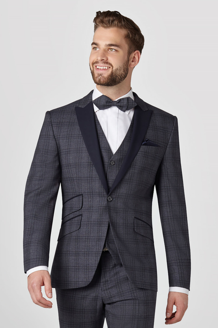 Zestaw Szary w Kratę