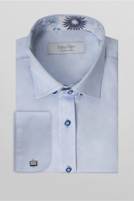 Błękitna Koszula Męska