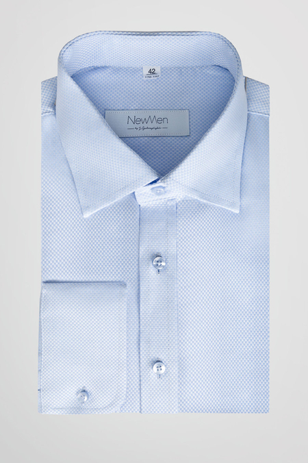 Koszula Niebieska we Wzór