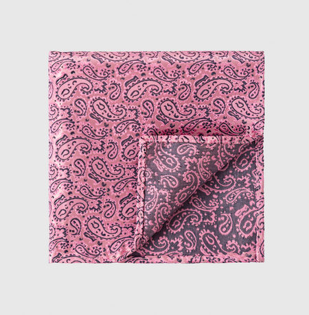 Poszetka Różowa w Wzór