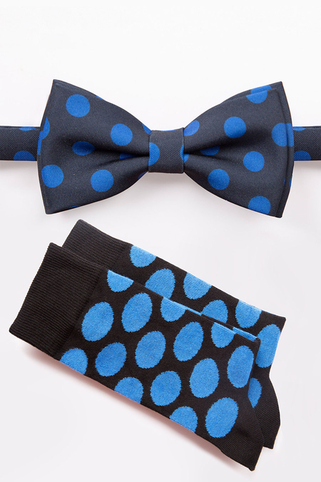 Zestaw Mucha i Skarpety w Grochy