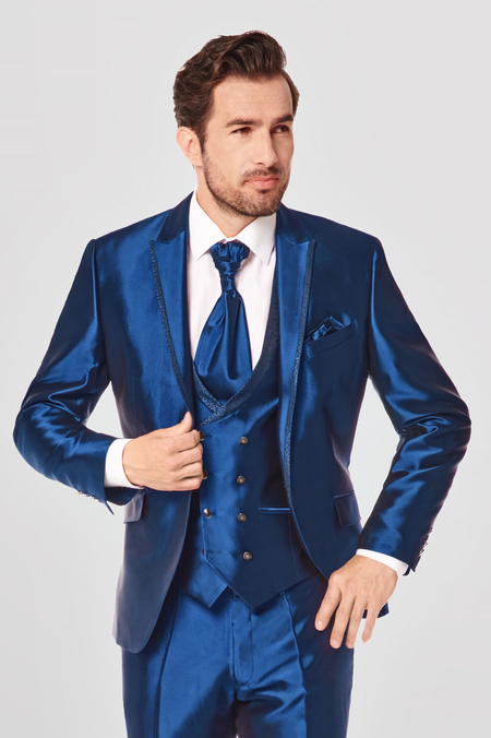 Garnitur Ślubny Rodrigo 2 R2 Niebieski