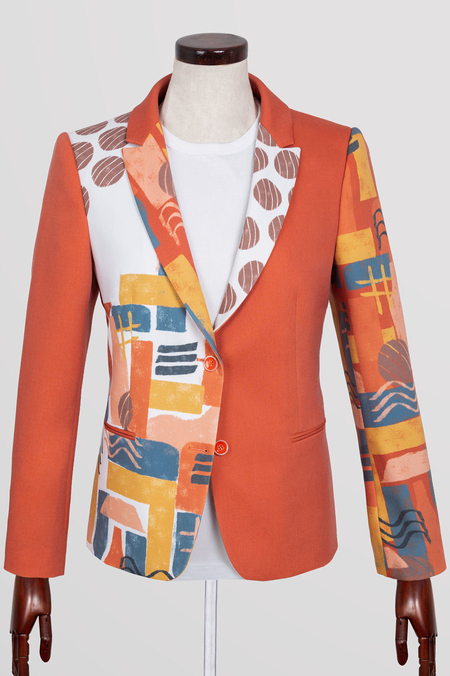 Marynarka Damska z Nadrukiem