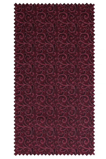 Bordowy Żakard we Wzór