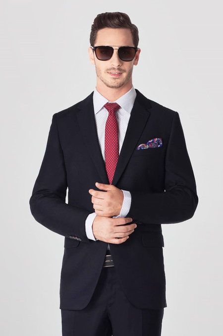 Marynarka Elegancka Granatowa