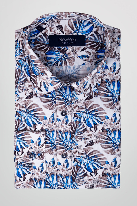 Koszula we Wzór Liści Monstery