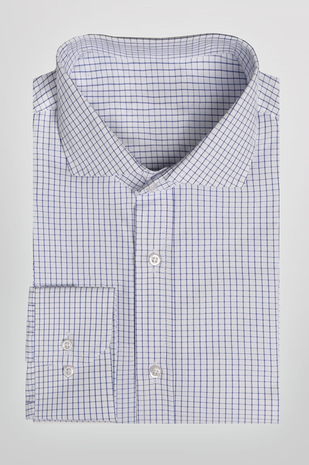 Koszula biała w kratę