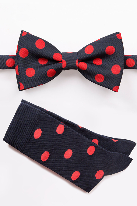 Zestaw Mucha i Skarpety w Grochy