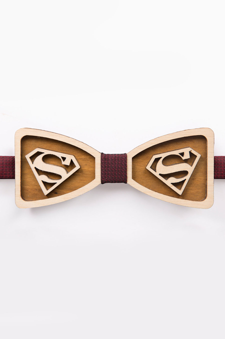 Mucha Drewniana 3D Superman