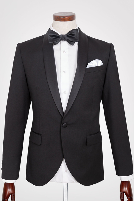 Marynarka Ślubna Czarna