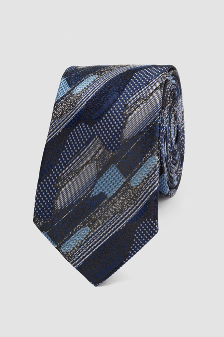 Krawat Granatowy w Futurystyczny Styl