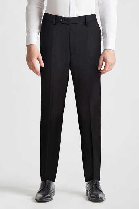 Spodnie Czarne Gładkie