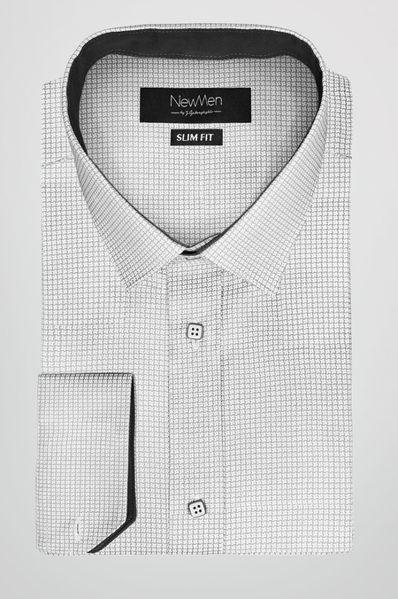 Koszula Szara w Mikrowzór