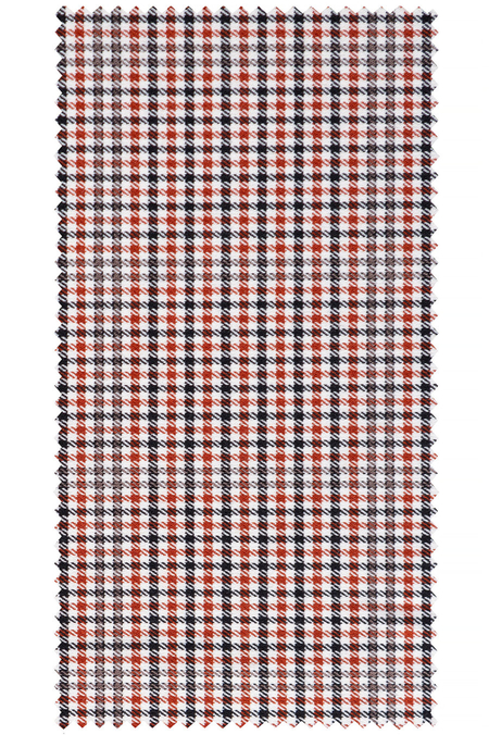 Bordowo Czarna Krata