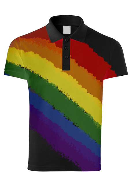Koszulka Polo z Tęczą
