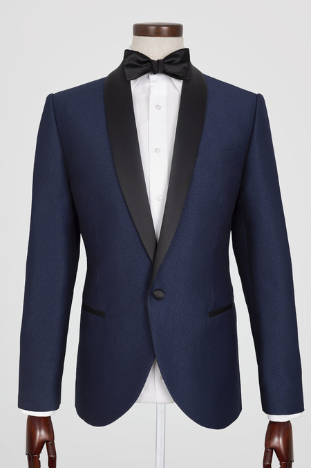 Marynarka Ślubna Granatowa