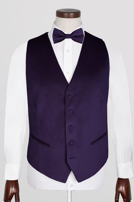 Kamizelka z Śliwkowego Aksamitu