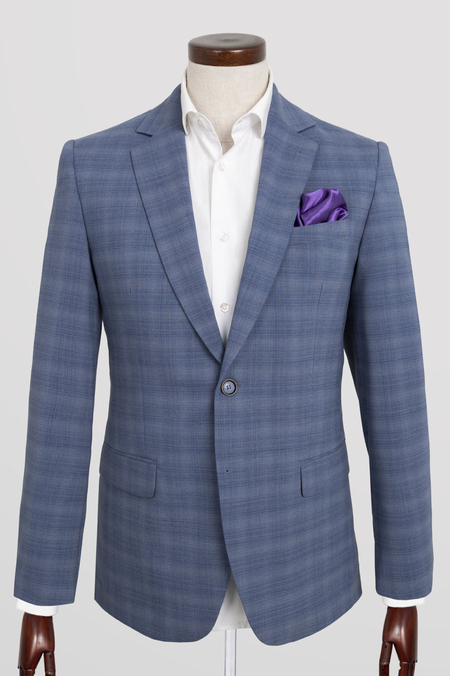 Marynarka Niebieska w Kratę