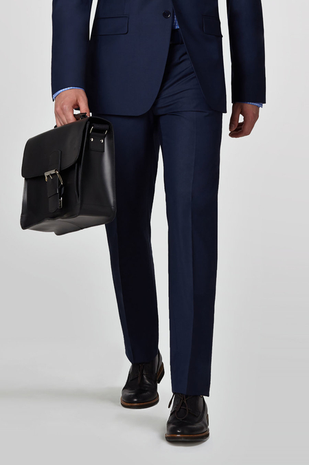 Spodnie Granatowe Gładkie