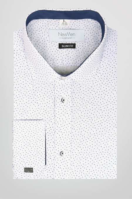 Koszula Biała we Wzór