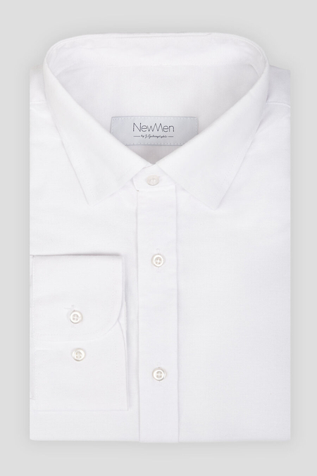 Biała Koszula z Klasyczną Plisą