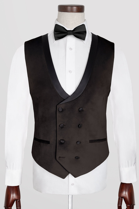 Kamizelka z Brązowego Aksamitu