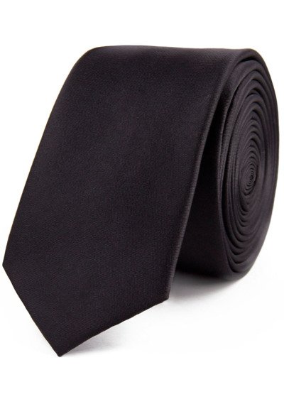 Krawat Czarny
