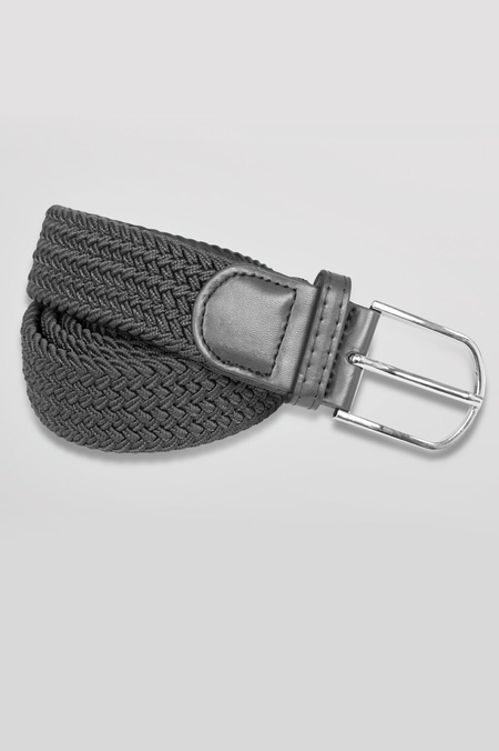 Pasek Pleciony  Grafitowy