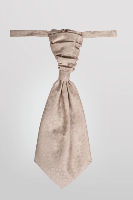 Męski Fular Beżowy Połyskujący