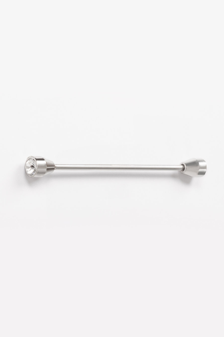 Szpilka do Kołnierzyka w Kolorze Srebrnym