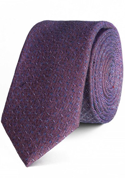 Krawat Fioletowy we Wzór